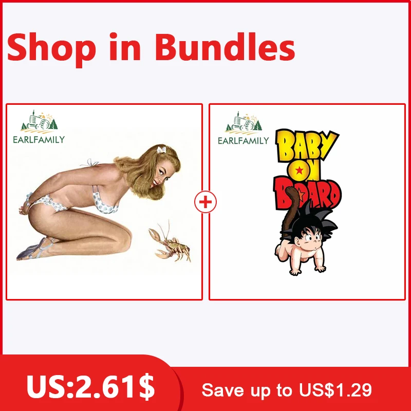 EARLFAMILY 13 см x 8 5 Стикеры для автомобиля стикеры девушек графика винтажные