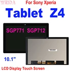 ЖК-дисплей AAA + для Sony Xperia Tablet Z4 SGP771 SGP712, ЖК-дисплей с сенсорным экраном и дигитайзером в сборе для Sony Tablet Z4, сменный ЖК-дисплей