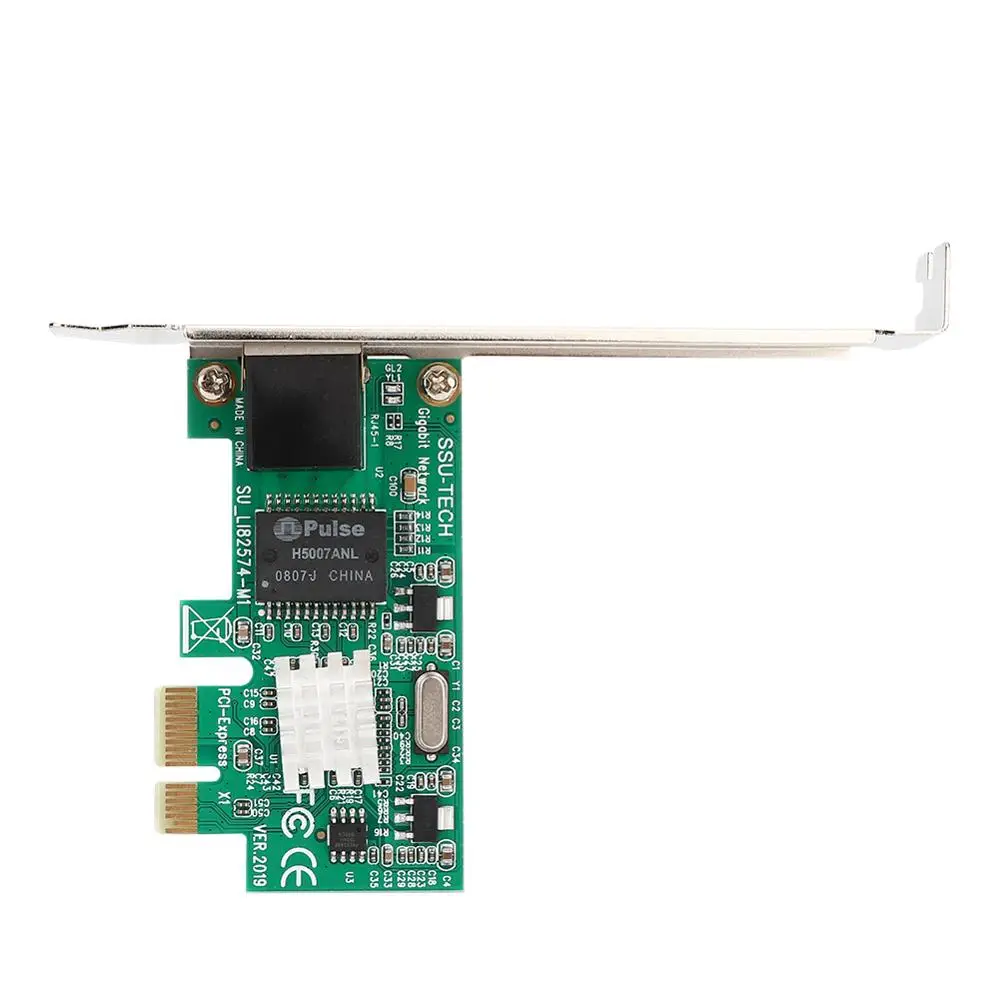 Настольный компьютер PCI E Gigabit LAN NIC Ethernet Сетевая карта для intel 82574L SU LI82574 M1|Сетевые