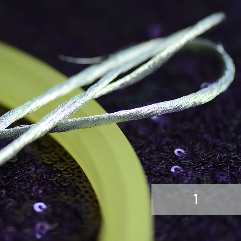 High-strength Color Gold Thread Polyester Filament Sewing Embroidery For Silk Fabric cross stitch embroidery thread | Дом и сад