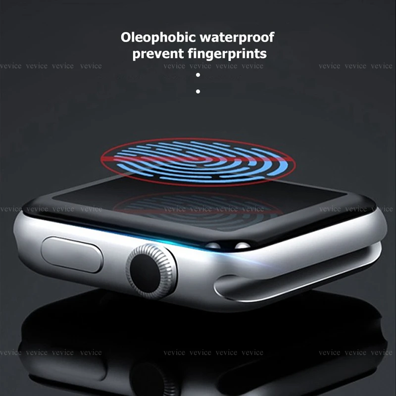 Изогнутый 3D полный экран композитный утолщенный гидрогель для Apple, который 5 Защитная крышка экрана 40 44 мм Гидрогелевая пленка не стекло