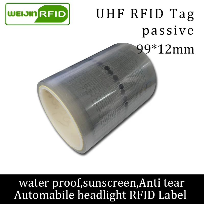 RFID метка УВЧ наклейка автомобильная фара EPC 6C 915mhz868mhz860 960MHZ M4QT водонепроницаемая