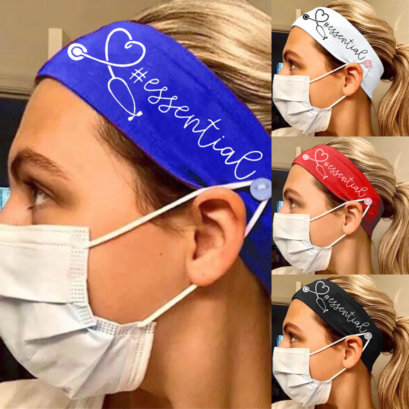 Лидер продаж эластичные с буквенным принтом повязка на голову застежкой