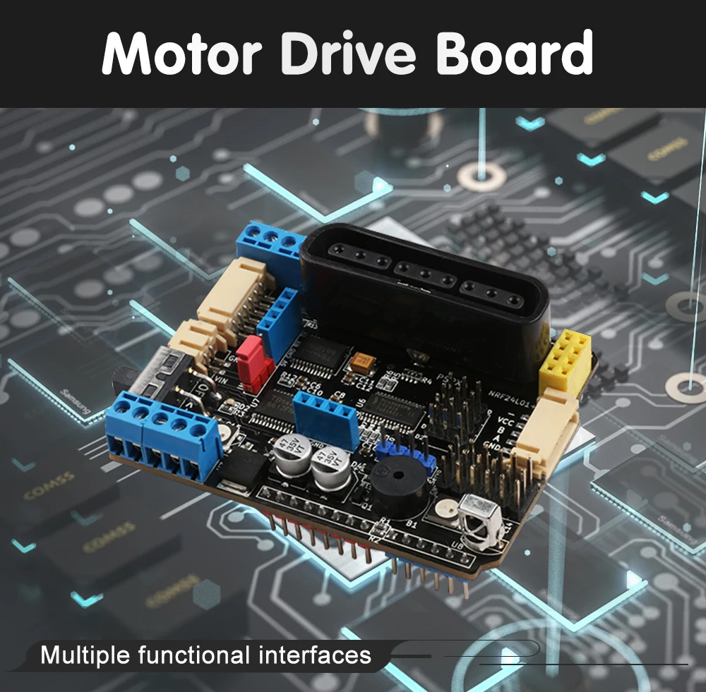 Keywish Diy Роботизированная рука коготь комплект для Arduino R3, высокая твердость акрил, поддержка Scracth программирования, PS/2,4G Беспроводное управление