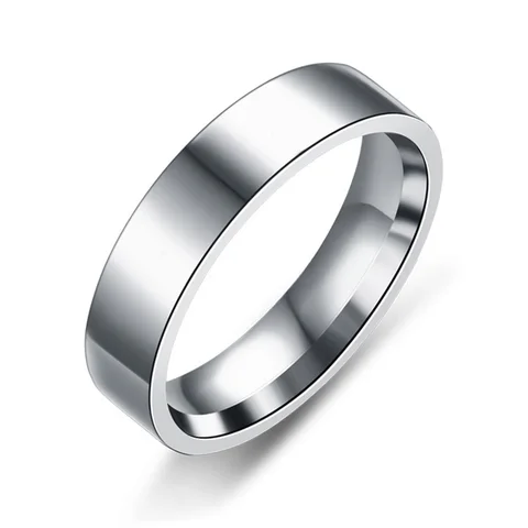 Новые кольца из нержавеющей стали для женщин, модные ювелирные изделия, простые парные кольца для мужчин, заводская цена, дешево