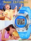 SYNOKE новые детские водонепроницаемые спортивные часы для мальчиков и студентов, светодиодные цифровые наручные часы с датой, многофункциональные модные часы, Новинка