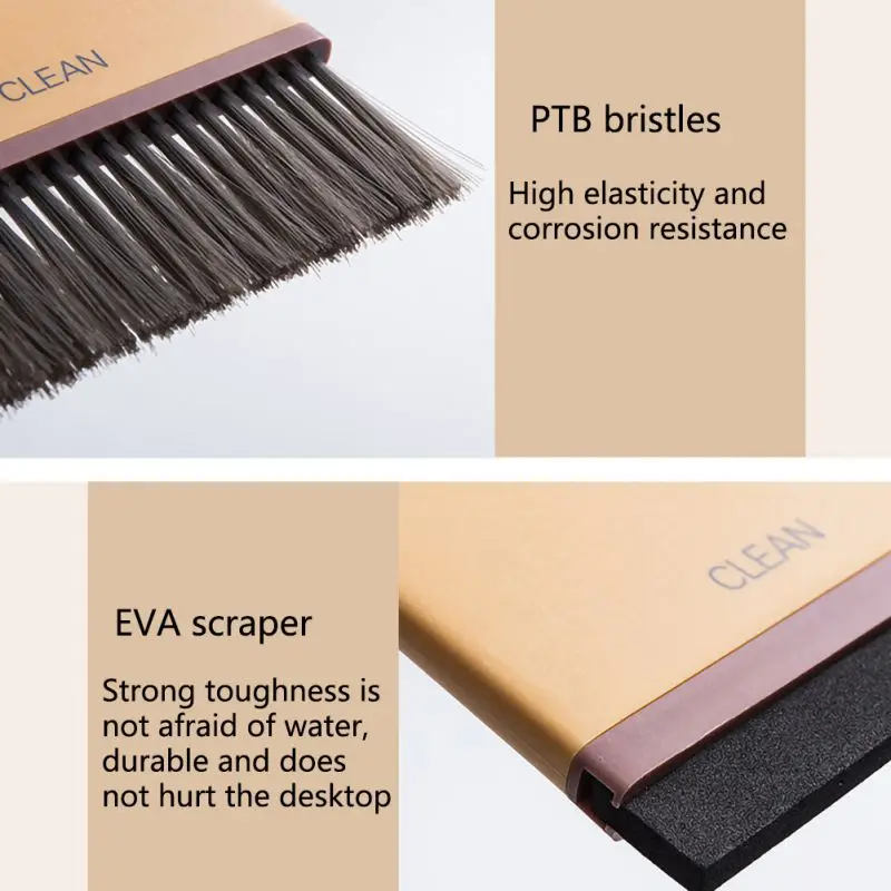 

Set Small Desktop Sweep Cleaning Brush+Dustpan Plastic Nylon Broom Table Corner Mini Dust Cleaner besom Dustpans sale