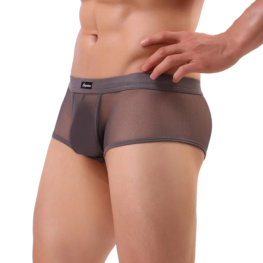 Ropa Interior De Hombre мужское сексуальное нижнее белье с буквенным принтом боксеры трусы