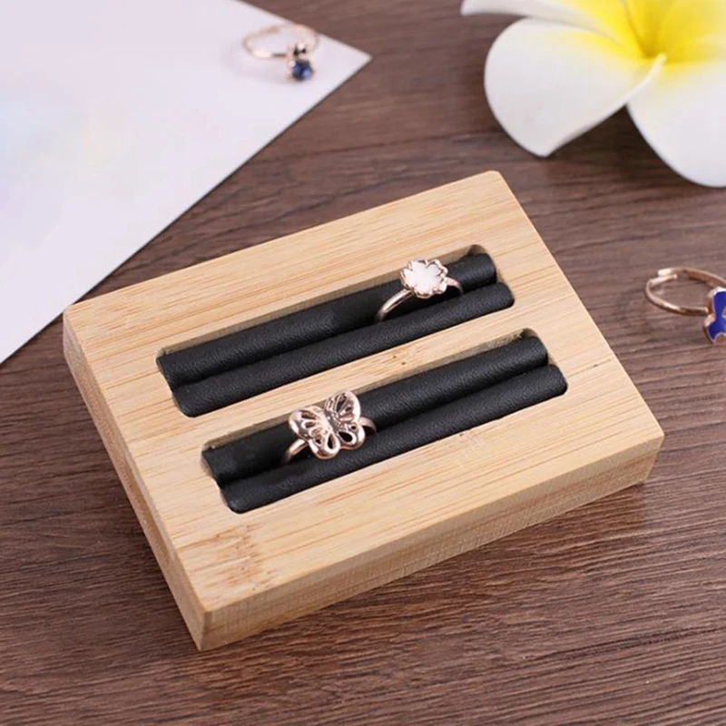 

Velvet ring display stand mini jewelry display stand bamboo jewelry ring stand display stand