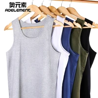 mens cotton sports health vests summer youth breathable shapers mens self cultivation fitness sleeveless bottom sweatshirt