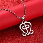 Ожерелье с подвеской сила любви, из нержавеющей стали, в африканском стиле