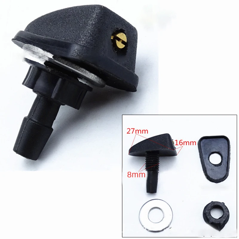 

New Universal Car Front Windscreen Washer Jet Nozzles Fan Shape Water Column Outlet Wiper Nozzle Adjustment Car Product Tool