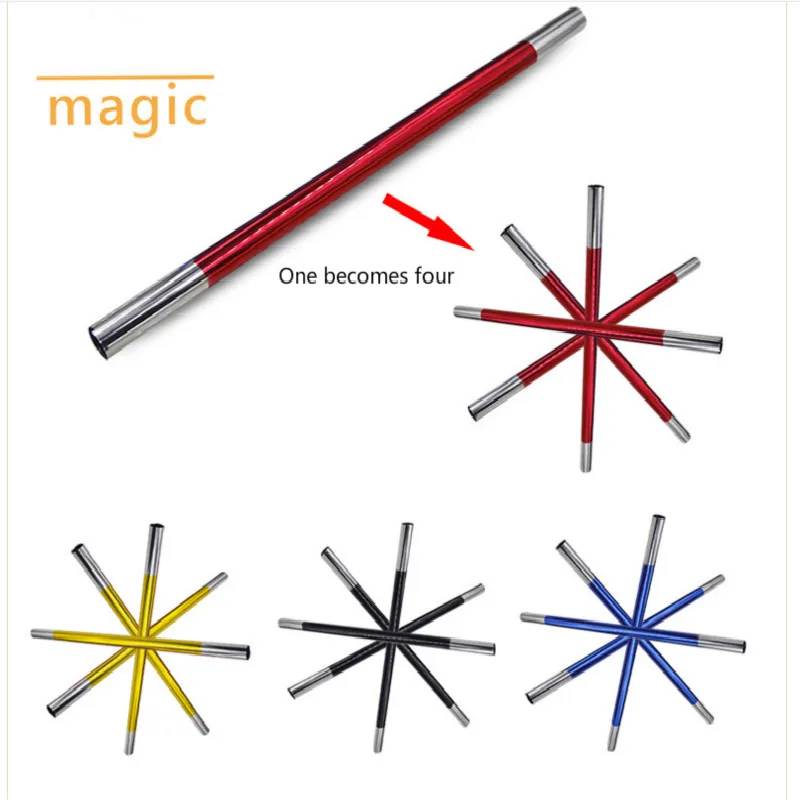 

Multiplying Wands Multi-Color(50cm) Magic Tricks Magician Stage Gimmick Appearing Vanish Cane Magia Accessories Props Comedy