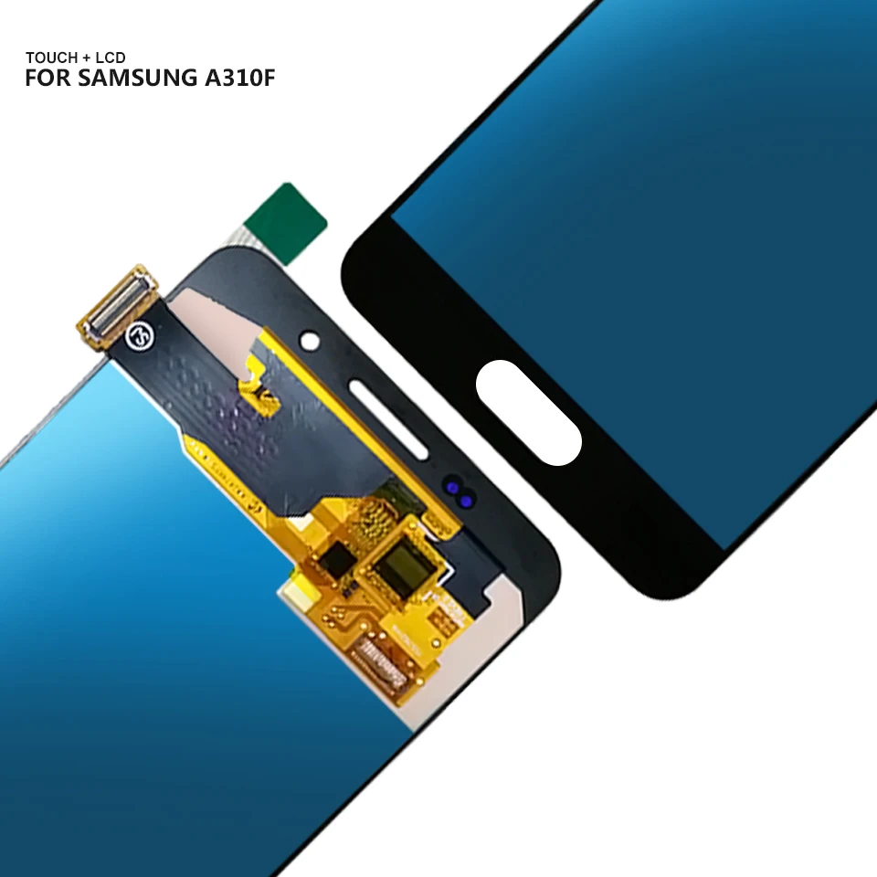 ЖК-дисплей с тачскрином OLED для Samsung Galaxy A3 2016 A310 A310M A310Y | Запчасти телефонов