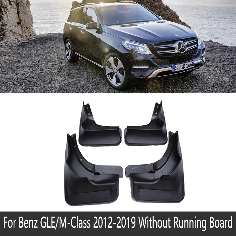 2012-2019 W166 Брызговик для Mercedes Benz GLE M Class W164 W166 W167 V167 2006~ брызговик откидная крышка аксессуары 2010 - Название цвета: 2012-2019 W166