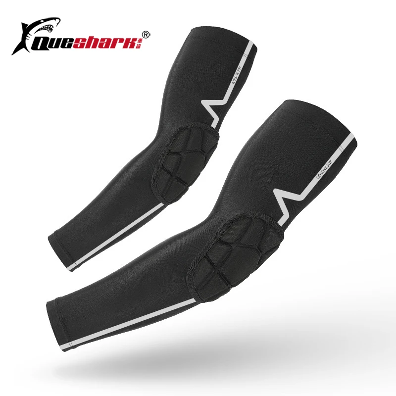 

Reflective Anti-collision Basketball Elbow pad Sunscreen Cold Feeling Running Cycling Arm Sleeve Hiking Fishing Arm Warmers