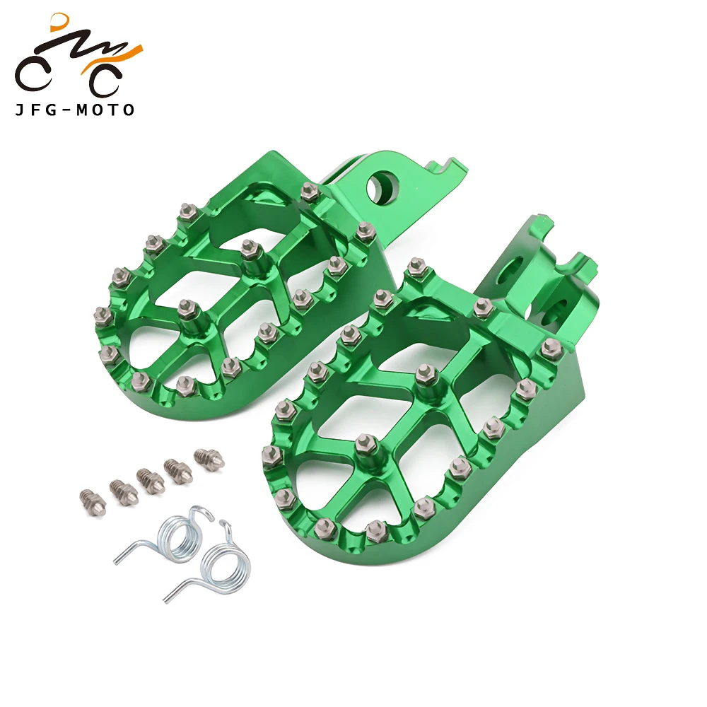 Мотоцикл 2019 ЧПУ подножки педали подставки для ног KAWASAKI KX250 KX450 KX250F 06 18 KX450F 07 KLX450R 08