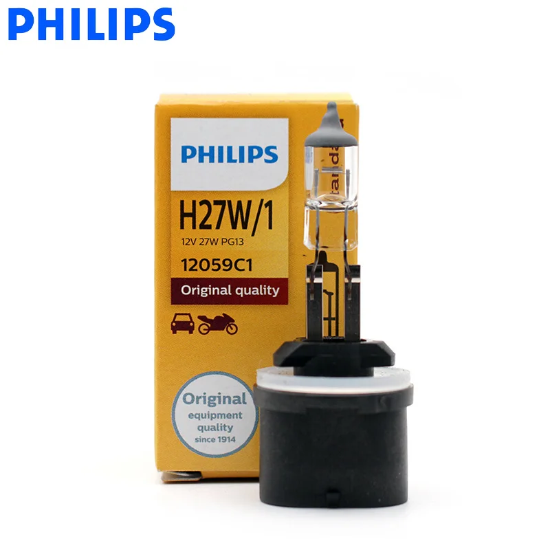 Philips 880 H27W/1 PG13 Vision 12 в 27 Вт оригинальный Стандартный Светильник автомобильная