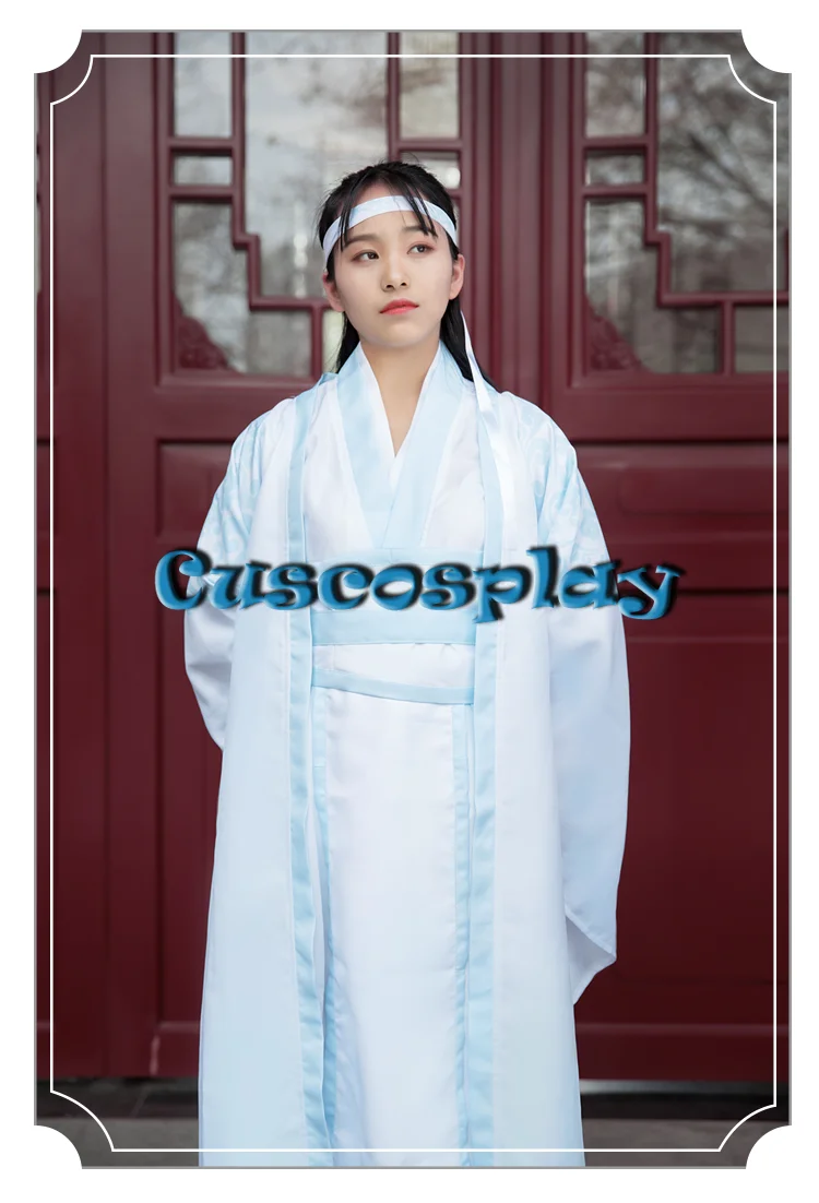 Lan Wangji Косплэй гроссмейстер демоническим культивирования костюм взрослых Mo дао
