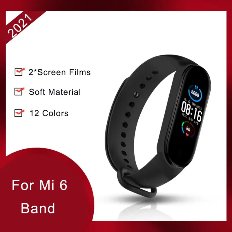 

Ремешок из ТПУ Для Xiaomi Mi Band 6, цветной спортивный браслет для Mi 6
