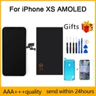 Дисплейный модуль GXS AMOLED для iPhone XS, 5 шт., 100% дюйма, без битых пикселей, 3D сенсорный экран в сборе