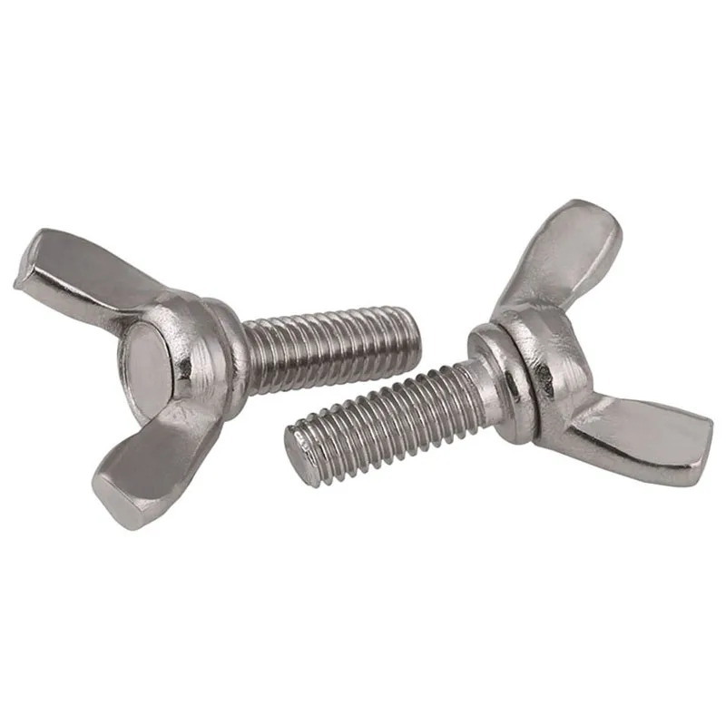 

M3 M4 M5 M6 M8 M10 304Stainless Steel Butterfly Bolt Thumb Wing Screw Screw Bolt