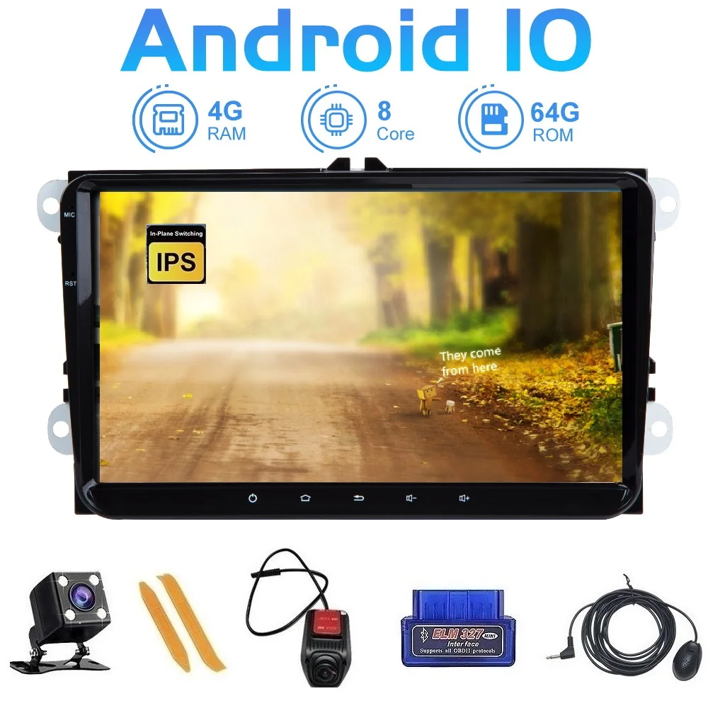 ZLTOOPAI Android 10 For VW/Volkswagen/Golf/Polo/Tiguan/Passat/leon/Skoda/Octavia Car Multimedia Player GPS Navigation Auto Radio
