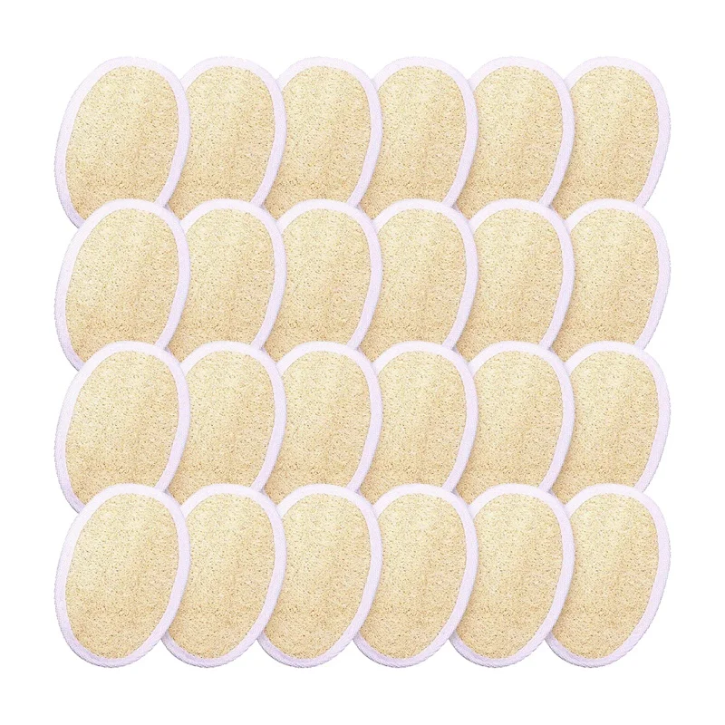 

24 Pcs Exfoliating Loofah Pad Body Scrubber Bath Shower Loofah Sponge Pad Exfoliating Scrubber Brush Clean To Skin