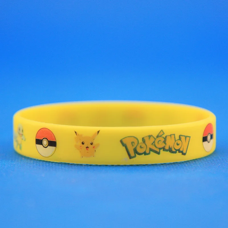 Аниме Go силиконовый браслет для детей мальчик девочка Мужчины Женщины Спорт