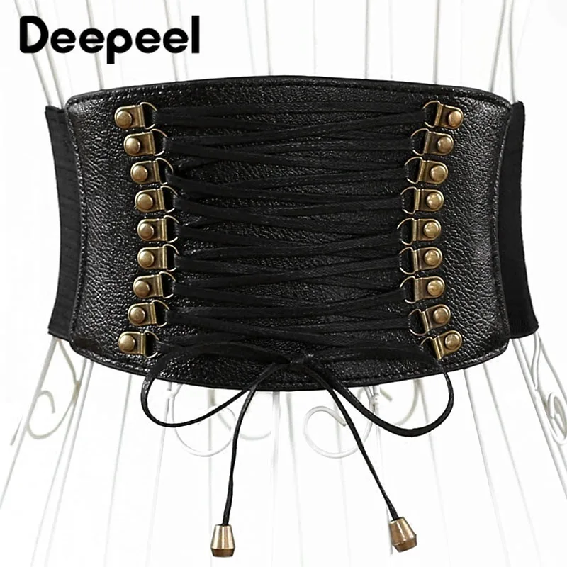 Deepeel 1 шт. модная Twotwinstyle эластичные широкие пояса женский широкий ремень