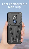 shockproofarmor stand phone case for motorola g power g play g stylus e7 power g stlus 5g 2021 car magnetic kickstand back cover