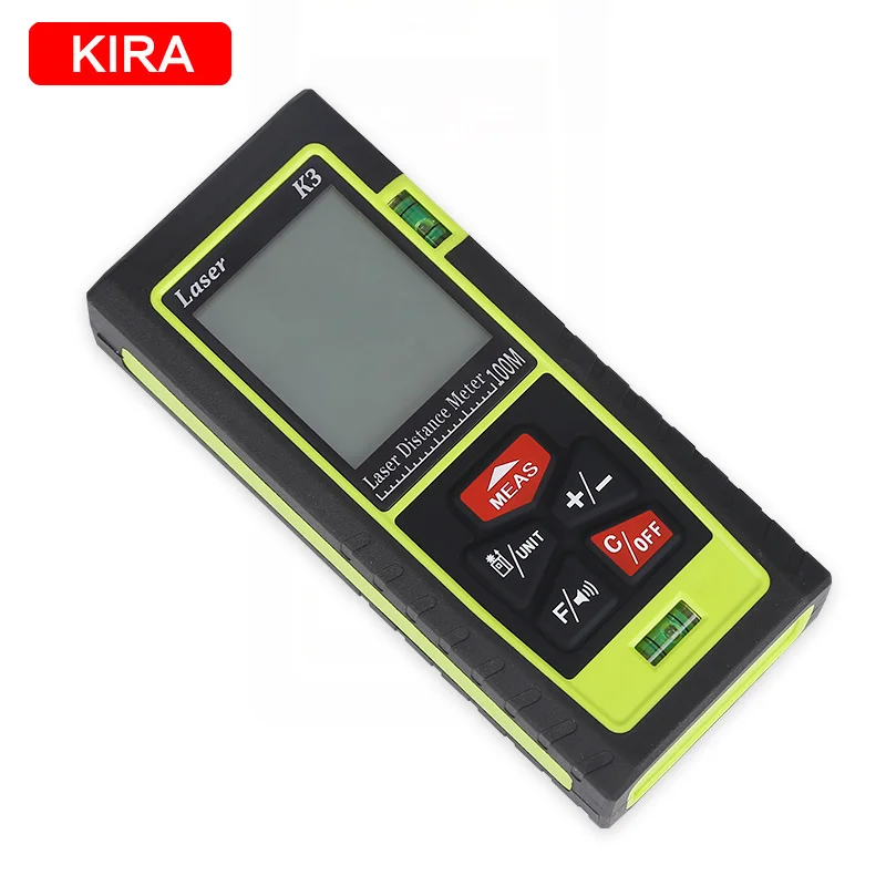 Лазерный дальномер KIRA 100м 70м 50м 40м лента дальномера для измерения цифровой линейки транспортир.