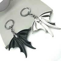 black batwing keychain new victorian gothic keychain large vampire wings keychain gift for bat lover dark style vampire bat