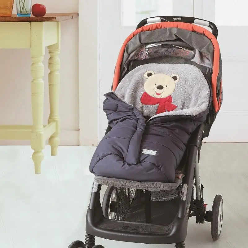 Зима 2019 детский спальный мешок для коляски непромокаемый теплый халат