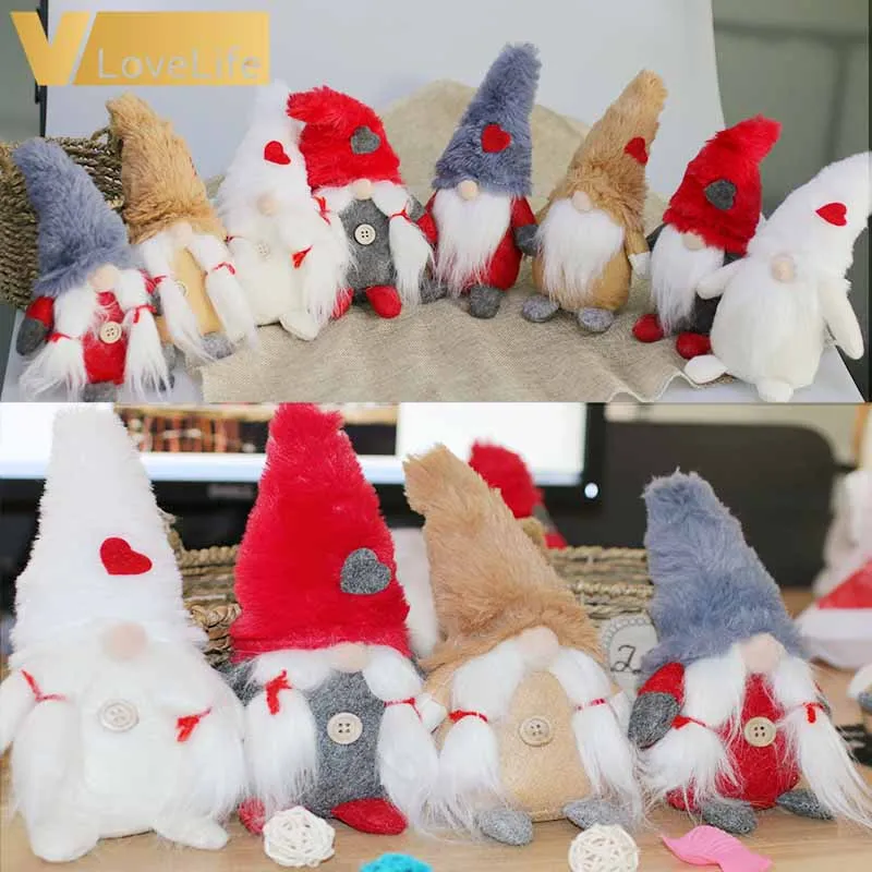 Рождественский новый плюшевый лесной человек с повязкой на ногу борода безликая