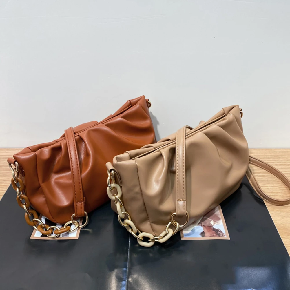 

Сумка-мессенджер женская из искусственной кожи, с цепочкой