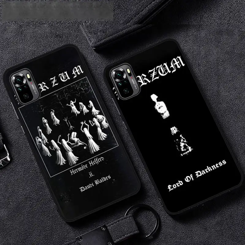 

Burzum music Phone Case For Xiaomi redmi mi note 9 9a 8 8a 10 9 9s 8 8t 7 9t 10 pro max mobile bags
