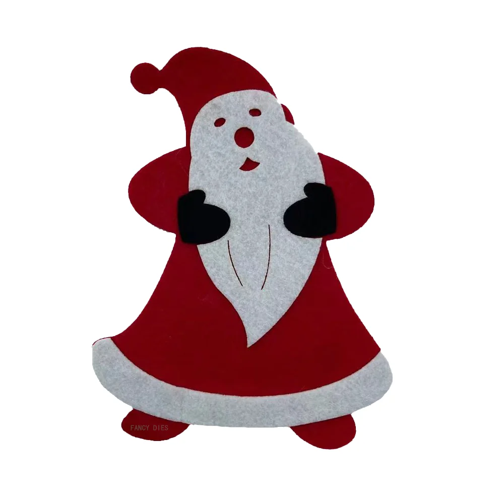 

Новинка 2021, рождественские штампы для резки войлока, деревянный нож, штамп, совместимый с большинством ручных высекальных резцов