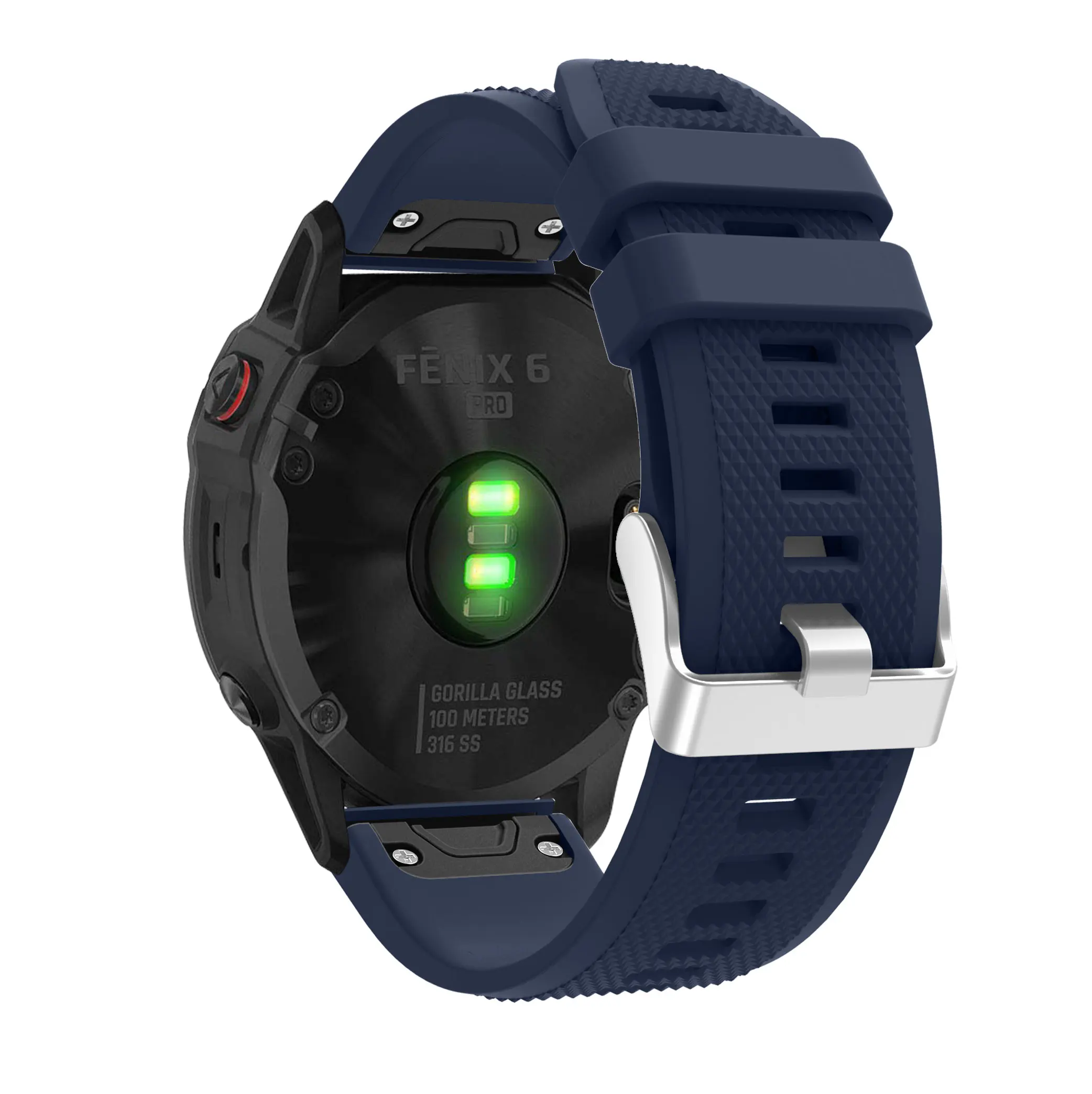 Силиконовый спортивный ремешок для часов Garmin Fenix 6 5 5Plus/Forerunner 935 945/Quatix умных