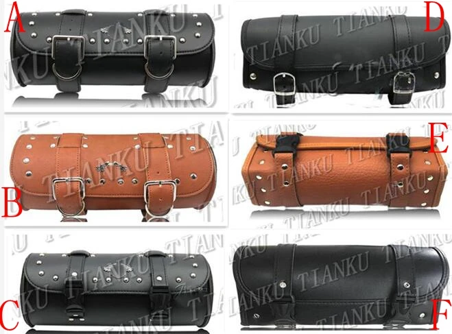 Сумка для инструментов мотоцикла сумка-пряжка на руль вилки Yamaha VStar 400 650 1100 1300 Virago