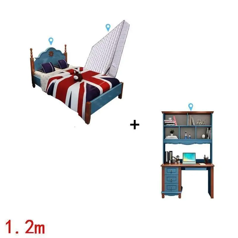 Number 14 Tempat Tidur Tingkat Letto гнездо Bois Baby для мобиля лит Enfant мебель для спальни Muebles De Dormitorio деревянная детская кровать - Цвет: Number 14