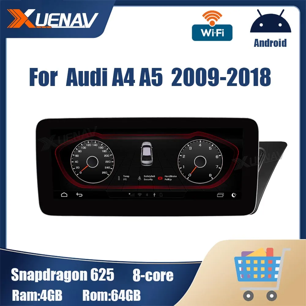 

Android GPS Navi Receiver for Audi A4 A5 2009-2018 right wheel DVD IPS Touch Multimedia car radio Auto Stereo Radio 2 din