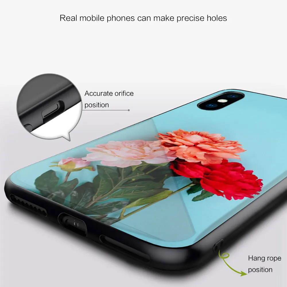 Чехлы для мобильных телефонов rose rosse из мягкого стекла Samsung S20 S11 S10 S9 S8 Plus lite 10e Fe 5G