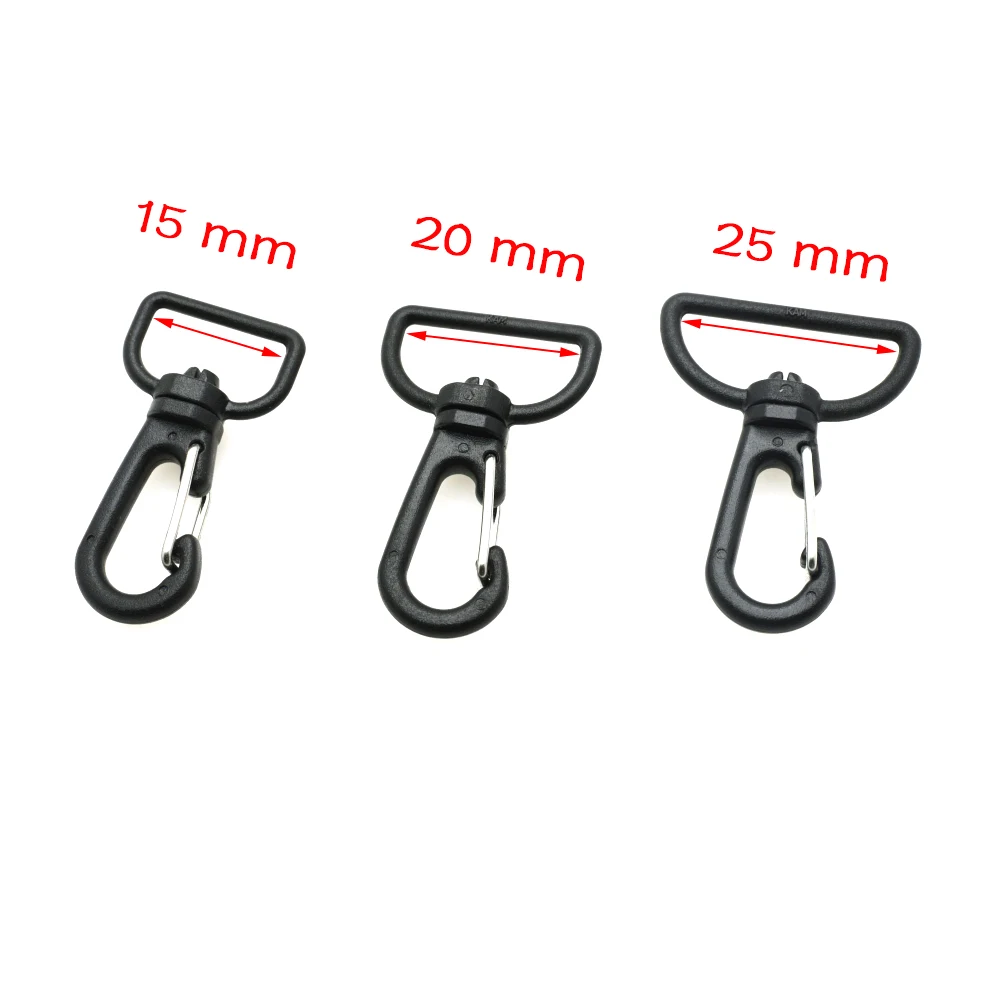 

5pcs Plastic Lobster Clasp Swivel Trigger Snap Hooks for Bag Straps Keychain Ring Outdoor Backpack DIY Craft Accessories