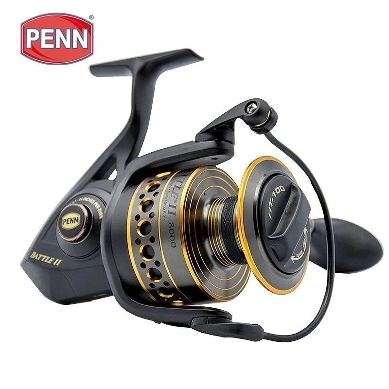 Оригинальный Penn битва II Btl 2500-8000 Спиннинг Рыболовная катушка 6bb Большой Морской