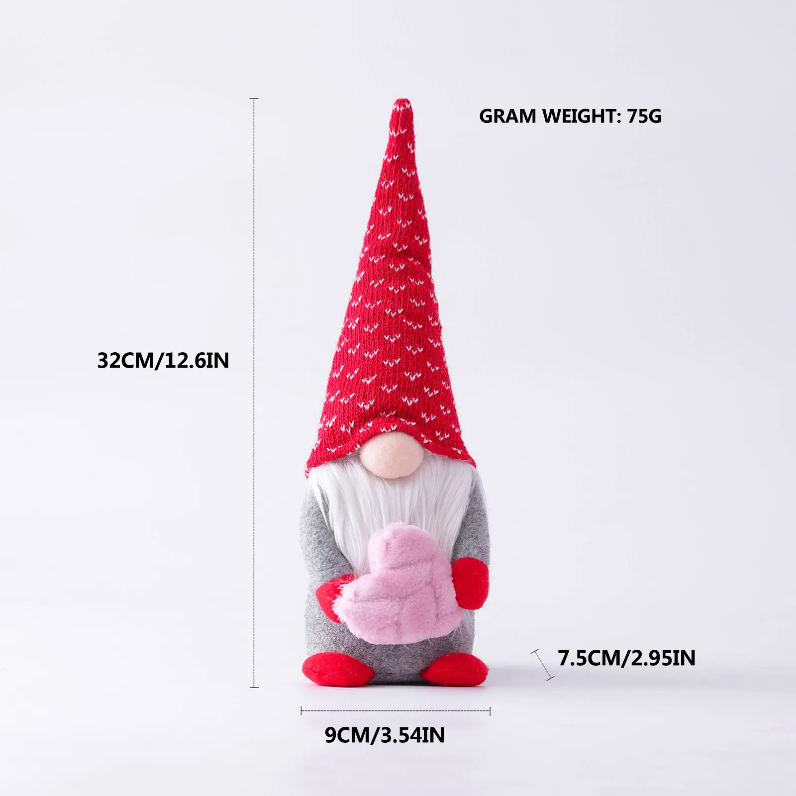 

2021 Valentine's Day Decorations Bedroom Living Room Desktop Decoration Standing Post Valentine's Day Decoration Faceless Doll