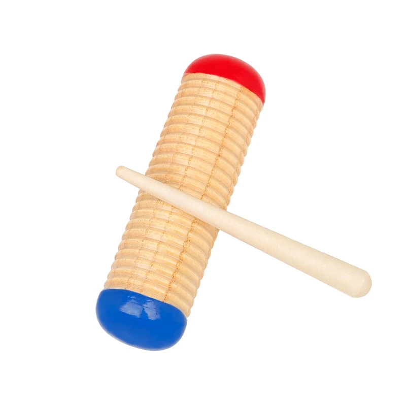 

Orff Instruments Sand Drum Musical Instrument Musical Instrument with Scraper