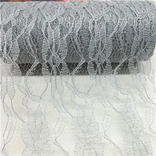 Sliver gray Рулон кружева органза катушка ткань ленты 30*910 см Сетка Ткань DIY свадебное мероприятие лента на стул для вечеринки лук настольная дорожка украшения - Цвет: Sliver gray