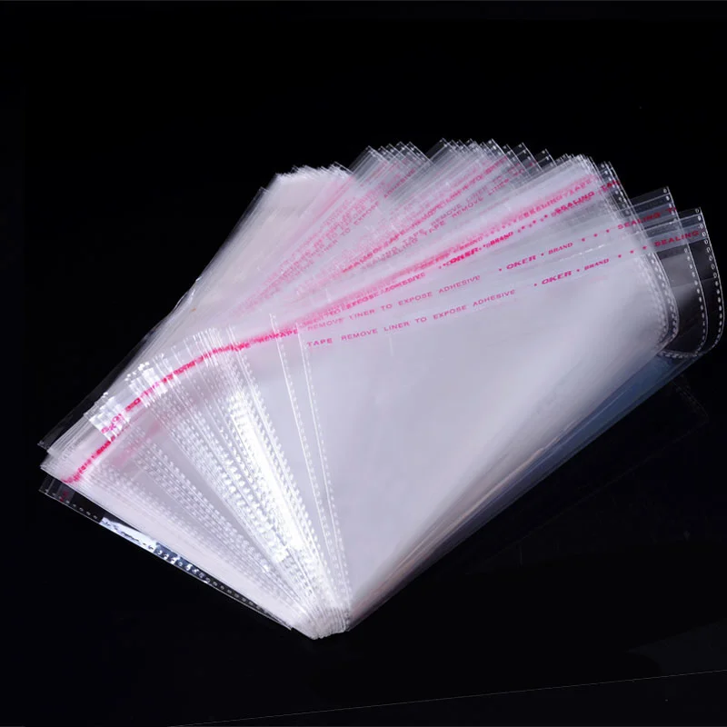 

StoBag 100pcs 30*40cm Transparent Self Adhesive Plastic OPP Resealable Poly Cellophane Clothing Bags Clear Packing Gift Bag