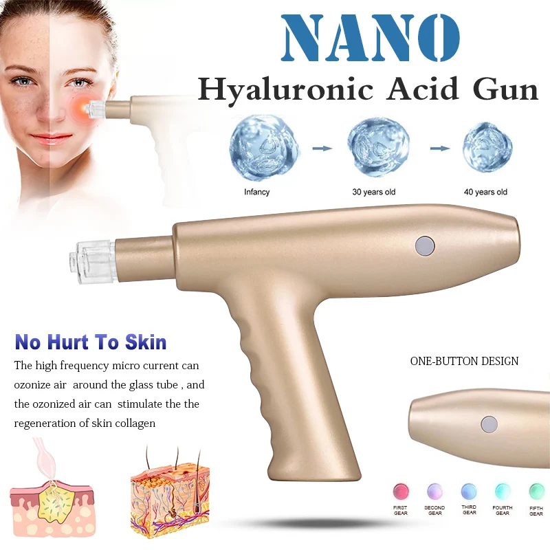 Hyaluronic acid Injection Pen Meso Mesotherapy Water Injection Gun Face Skin Care Beauty Machine Rejuvenation No Needle Injectio